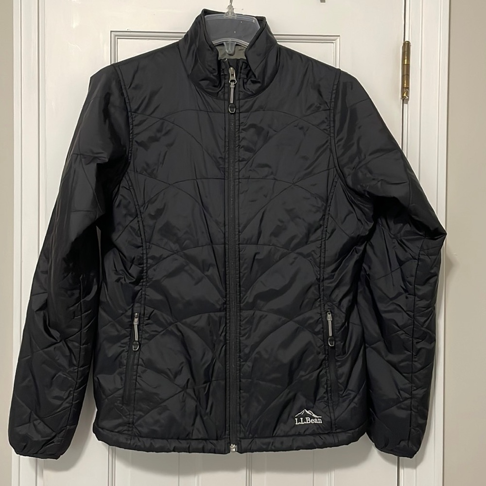 Women’s LLBean black jacket, size small
